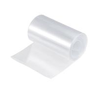 sourcing map Battery Wrap PVC Heat Shrink Tubing 58mm Dia 90mm Flat 10 Feet(3meters) Clear Good Insulation for Battery Pack