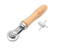 sourcing map Bearing Roller Car Tire Repair Tube Patch w Remover Tool
