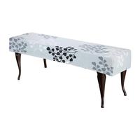 sourcing map Bench Cushion Cover Dining Bench Cover Anti Dust Washable Bench Seat Protector Cover for Bedroom, Living Room, Kitchen, Gray