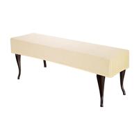 sourcing map Bench Cushion Cover Jacquard Dining Bench Cover Anti Dust Washable Bench Seat Protector Cover for Bedroom, Living Room, Kitchen, Beige