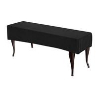sourcing map Bench Cushion Cover Jacquard Dining Bench Cover Anti Dust Washable Bench Seat Protector Cover for Bedroom, Living Room, Kitchen, Black