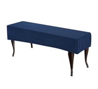 sourcing map Bench Cushion Cover Jacquard Dining Bench Cover Anti Dust Washable Bench Seat Protector Cover for Bedroom, Living Room, Kitchen, Navy Blue