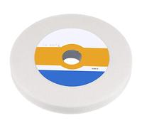 sourcing map Bench Grinding Grinding Wheel 200mm x 32mm 8 Inch 46 Grit 0.8" Thickness 1-1/4 Inch Arbor White Aluminum Oxide Grinding Wheel Grinding and Cutting Grinder Wheel for Cars Machinery