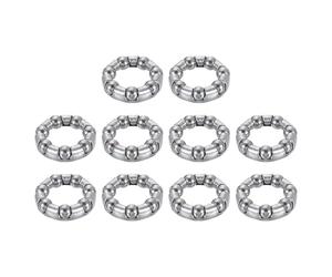 sourcing map Bicycle Crank Ball Bearing 3/16Inch (5mm) x 7 Balls, 6pcs Replacement Ball Bearings for Bottom Bracket Bearings Bike Wheel Frame Bearing Repair