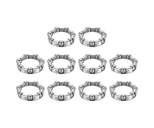 sourcing map Bicycle Crank Ball Bearing 5/16Inch (8mm) x 7 Balls, 6pcs Replacement Ball Bearings for Bottom Bracket Bearings Bike Wheel Frame Bearing Repair