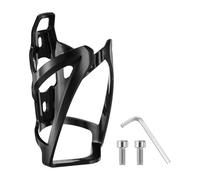 sourcing map Bike Water Bottle Holder 5.2" PC Universal Bicycle Bottle Cages Ultralight Cycling Hydration Brackets with Screws for MTB Mountain Road Gravel, Black