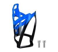 sourcing map Bike Water Bottle Holder 5.3" PC Universal Bicycle Bottle Cages Ultralight Cycling Hydration Brackets with Screws for MTB Mountain Road Gravel, Black Blue