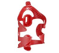 sourcing map Bike Water Bottle Holder Lightweight Plastic Universal Bicycle Bottle Cages Cycling Cup Holder for MTB Mountain Road Gravel, Red