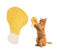 sourcing map Bite Resistant Catnip Playing, Durable and Interesting, Big Drumstick Shaped Cat Teeth Chew Playing Catnip Filled (Yellow White), Intended for Bedroom/Balcony/Living Room