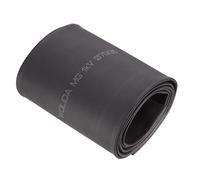 sourcing map Black 70mm Diameter 110mm Flat Width 2:1 Polyolefin Tube Sleeving Heat Shrink Tubing 1M