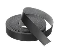 sourcing map Black Edge Banding 7.6 m x 22 mm Veneer Tape Pre-glued Flexible Plywood Edge Banding with Hot Melt Adhesive for Furniture Restoration(25ft x 7/8")