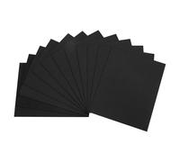 sourcing map Black EVA Foam Sheets 30x20cm / 11.8x7.9in 1.8mm Thickness for Crafts DIY, 12 Pcs