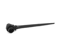 sourcing map Black Scaffold Podger Hex Socket Ratchet Wrench Quick Release Tool