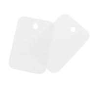 sourcing map Blank Waterproof Eyelet Hole Plastic Shipping Tags,Blank Labeling Tags for Product Identification Tags,Valve Marking,Outdoor Tagging,2x3cm/0.8 x 1.1 Inch Pack of 100,White