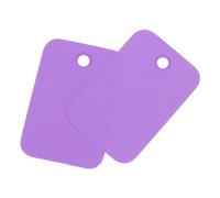 sourcing map Blank Waterproof Eyelet Hole Plastic Shipping Tags,Blank Labeling Tags for Product Identification Tags,Valve Marking,Outdoor Tagging,2x3cm/0.8 x 1.1 Inch Pack of 100,Purple
