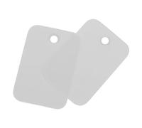 sourcing map Blank Waterproof Eyelet Hole Plastic Shipping Tags,Blank Labeling Tags for Product Identification Tags,Valve Marking,Outdoor Tagging,2x3cm/0.8 x 1.1 Inch Pack of 100,Grey