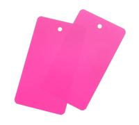 sourcing map Blank Waterproof Eyelet Hole Plastic Shipping Tags,Blank Labeling Tags for Product Identification Tags,Valve Marking,Outdoor Tagging,5x9cm/1.97x3.54 Inch Pack of 200,Pink