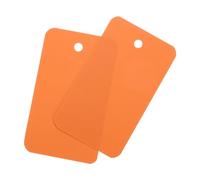 sourcing map Blank Waterproof Eyelet Hole Plastic Shipping Tags,Blank Labeling Tags for Product Identification Tags,Valve Marking,Outdoor Tagging,3.5x6cm/1.38x2.36 Inch Pack of 200,Orange