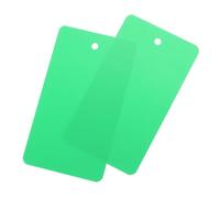sourcing map Blank Waterproof Eyelet Hole Plastic Shipping Tags,Blank Labeling Tags for Product Identification Tags,Valve Marking,Outdoor Tagging,5x9cm/1.97x3.54 Inch Pack of 200,Light Green