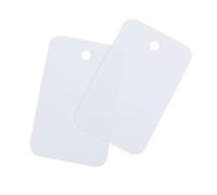 Sourcing Map Blank Waterproof PVC Shipping Tags, Product Identification Tags, 2.5x4cm/0.98x1.57 Inch, Pack of 200, White