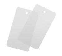 Sourcing Map Blank Waterproof PVC Shipping Tags, Product Identification Tags, Grey, Pack of 200, 1.97x3.54 Inch