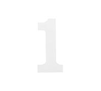 sourcing map Blank Wooden Number 1, Wood Slices Sign Board 2.8 Inch for DIY Craft Projects Home Sign Wall Birthday Wedding Party Decoration (1)