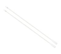 sourcing map Blind Wand Replacement with Hook,1Pcs 24" Long Fiberglass Blind Tilt Wand with Plastic Hook and Grip, Vertical Blind Rod Stick for Window Blind Stick Wand Opener (White)