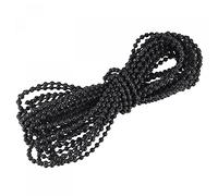 sourcing map Blinds Beaded Chain Cord, 10 Yards Roman Vertical Roller Shades for Window Curtain Blind Replacement Parts, Black
