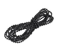 sourcing map Blinds Beaded Chain Cord, 5.47 Yards Roman Vertical Roller Shades for Window Curtain Blind Replacement Parts, Black