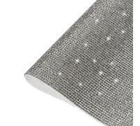 sourcing map Bling Crystal Rhinestone Sheet Self-Adhesive Rhinestone Diamond Gems Sticker 15.75 x 9.44 Inch DIY Car Decoration Sticker for DIY Car Phone Clothing, DIY Craft Dark Black