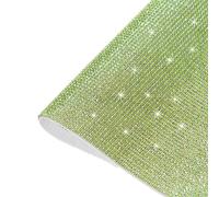 sourcing map Bling Crystal Rhinestone Sheet Self-Adhesive Rhinestone Diamond Gems Sticker 9.44 x 7.87 Inch DIY Car Decoration Sticker for DIY Car Phone Clothing, DIY Craft Light Green