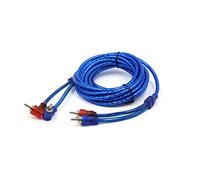 Sourcingmap 14.7 ft Length Shielded RCA Stereo Audio Interconnect Cable for Car