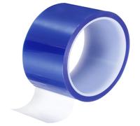 sourcing map Blue Heat Tape, 1 Roll 100mmx33m 108ft High Temperature Heat Resistant Tape for Sublimation,Heat Vinyl Press,Heat Transfer, Circuit Board, No Residue