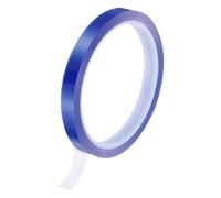 sourcing map Blue Heat Tape, 1 Roll 10mmx33m 108ft High Temperature Heat Resistant Tape for Sublimation,Heat Vinyl Press,Heat Transfer, Circuit Board, No Residue