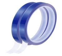 sourcing map Blue Heat Tape, 2 Rolls 20mmx33m 108ft High Temperature Heat Resistant Tape for Sublimation,Heat Vinyl Press,Heat Transfer, Circuit Board, No Residue