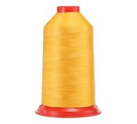 Sourcing Map Bonded Nylon 280D/3 Sewing Thread, 1968 Yards, Yellow, Heavy Duty Nylon Upholstery Thread for Leather, Jeans, Weaving, Craft, Machine, DIY