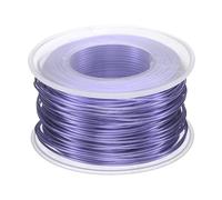 sourcing map Bonsai Wire Anodized Aluminum Training Wire Roll 1mm/18 Gauge 98ft Length Bendable Bonsai Tree Wire for Garden, Horticulture, Landscape, Planting, Purple