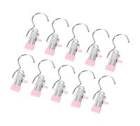sourcing map Boot Hangers, Stainless Steel Laundry Hanging 16Pcs Pink