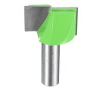 sourcing map Bottom Cleaning Router Bit 1/2" Shank Carbide Tipped Spoilboard Surfacing Planing CNC Mortising Bit for Slab Flattening Woodworking, 1-3/8" (35mm) Dia 25/32" (20mm) Depth