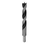 sourcing map Brad Point Drill Bits 15mm(38/64") Dia Straight Round Shank Drill Metric Brad Point 3.9" Drilling Depth Spiral Twist Drill Bits for Carpenter Woodworking Plastic Rubber