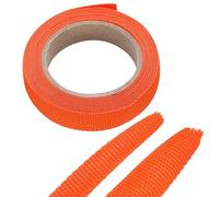 sourcing map Braided Cable Sleeves Heat Shrinkable Fabric Sleeving, 3/8" 10ft Orange 2:1 Ratio Heat Shrinkable Cord Protector for Harness Cable, Network Cable Protection, Cable Management