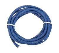 sourcing map Braided Leather Cord, 4mm Round Braided Faux Leather Necklace Cord Bolo Tie String 2 Yard for Jewelry Making Necklace Crafts Beading Braiding 28