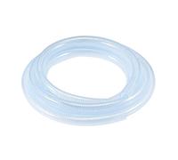 sourcing map Braided PVC Tubing, 1/2"(13mm) ID 11/16"(17mm) OD 10ft Flexible Clear Water Hose