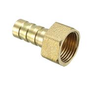 sourcing map Brass Barb Hose Fitting Connector Adapter 10mm Barbed x G3/8 BSPP Female Pipe