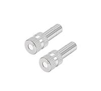 sourcing map Brass Misting Nozzle 0.016-inch 0.4mm Orifice for 6mm Quick Connector 2Pcs