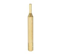 sourcing map Brass Punch 5/32" Non-marring Drive Pin Punch No Slip Cylindrical Alignment Punches for Watch Repair Jewelry Craft