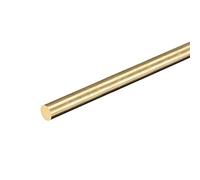 sourcing map Brass Rod,4mm,5/32inch Diameter 400mm Length Brass Solid Round Rod Lathe Bar Stock for RC Model Airplane Helicopter DIY Craft 1pcs