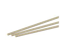 sourcing map Brass Rod,Brass Solid Round Rod 2mm Diameter 100mm Length Lathe Bar Stock for RC Model Airplane Helicopter DIY Craft Pack of 8pcs
