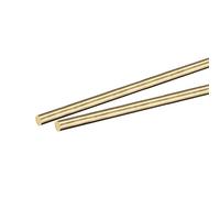sourcing map Brass Rod,Brass Solid Round Rod 4mm Diameter 400mm Length Lathe Bar Stock for RC Model Airplane Helicopter DIY Craft Pack of 2pcs