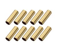sourcing map Brass Round Tube, 10mm OD 0.5mm Wall Thickness 30mm Length Seamless Pipe Tubing for DIY Crafts 10 Pcs